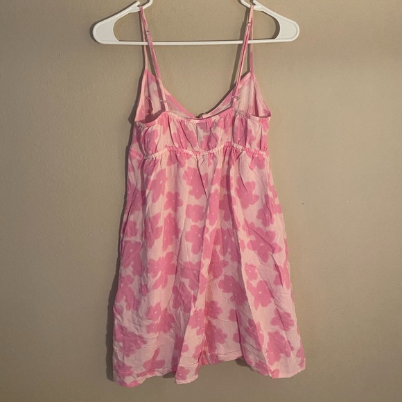 Wild Fable Pink Floral Baby Doll Mini Dress - Picture 2 of 5